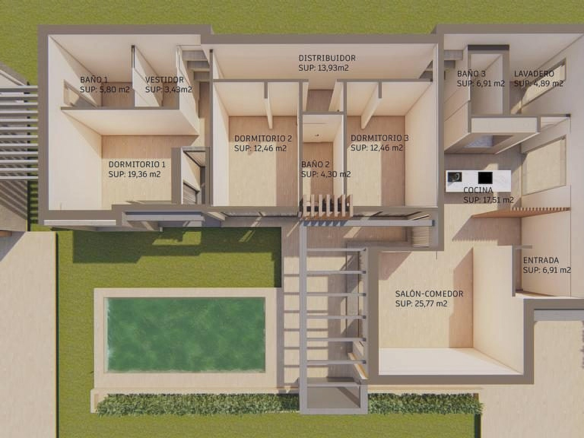 3-bedroom Detached Villa In Fortuna, Spain (218 M²)