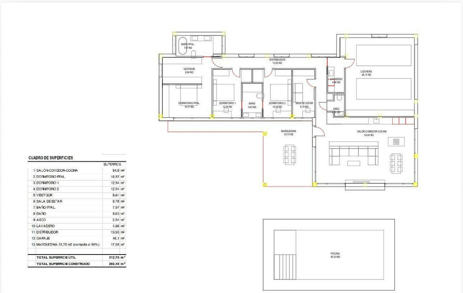 3-bedroom Detached Villa In Pinoso, Spain (280 M²)