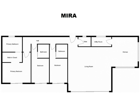 3-bedroom Detached Villa In Pinoso, Spain (90 M²)