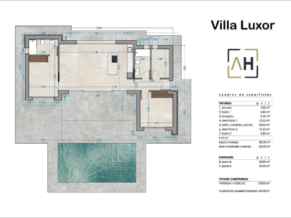 2-bedroom Detached Villa In Pinoso, Spain (120 M²)
