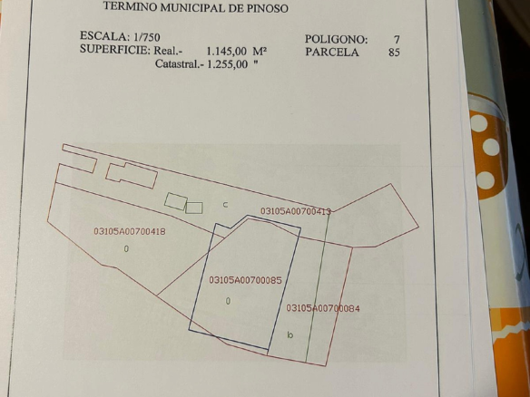Land In Pinoso, Spain (1.160 M² Plot)