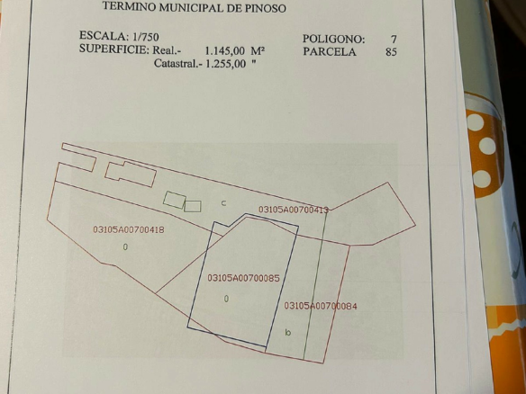 Land In Pinoso, Spain (1.160 M² Plot)