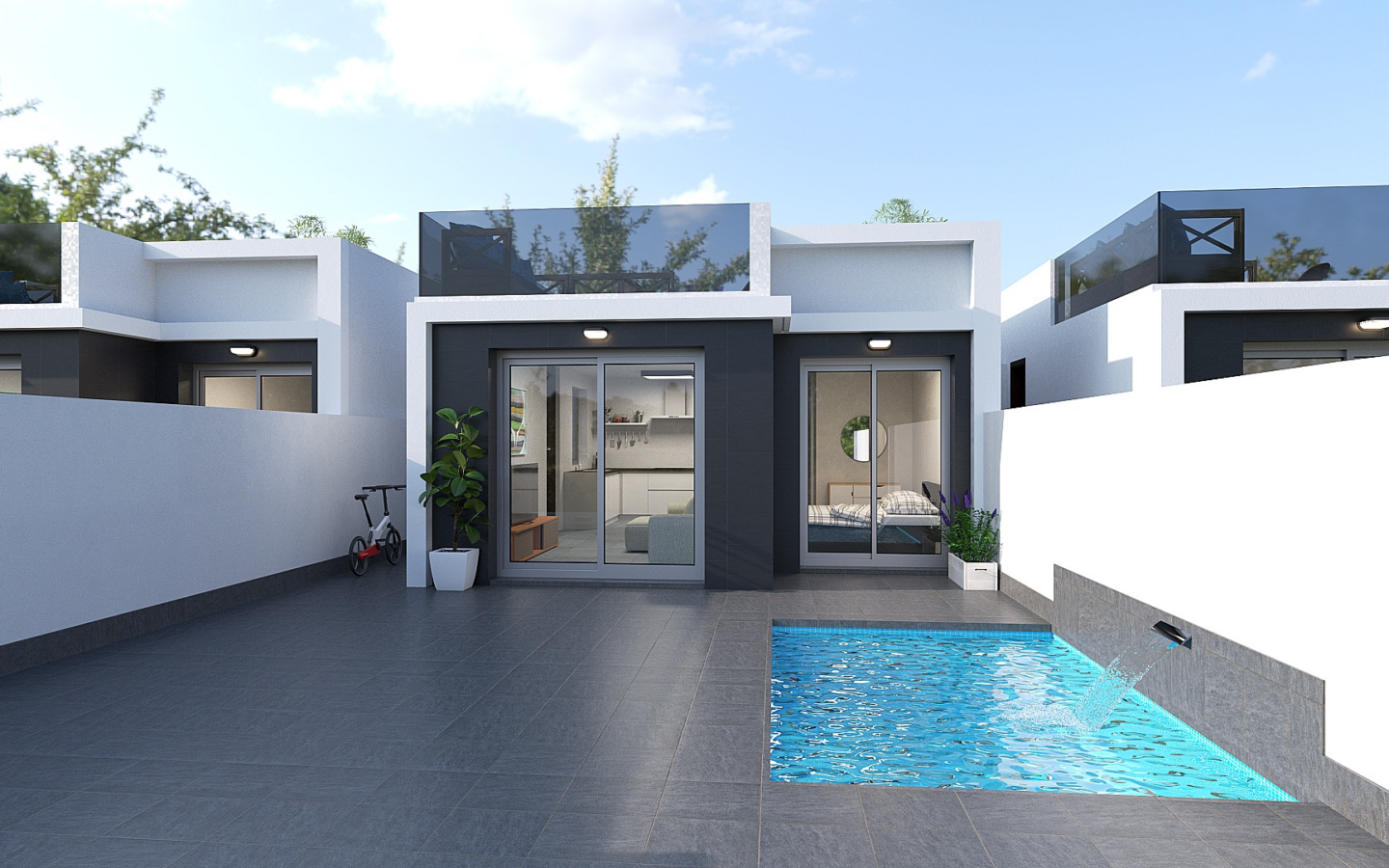 3-bedroom Detached Villa In San Javier, Spain (85 M²)