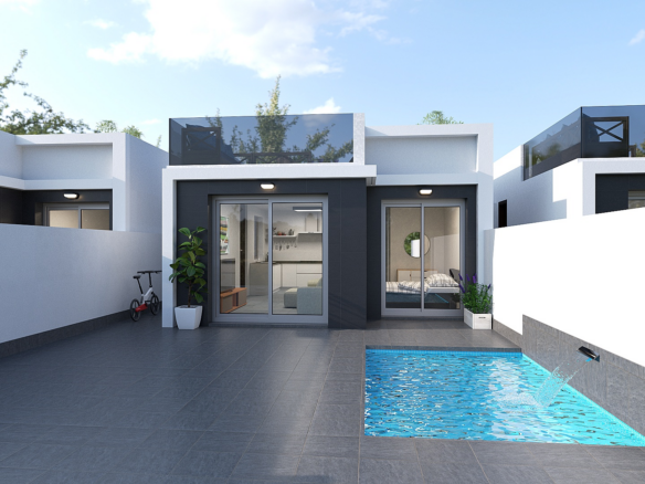 3-bedroom Detached Villa In San Javier, Spain (85 M²)