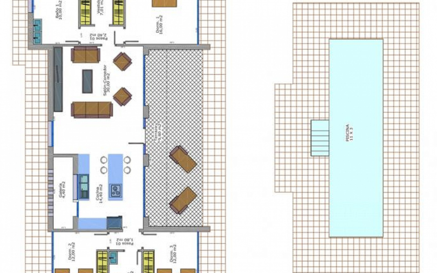 3-bedroom Detached Villa In Pinoso, Spain (150 M²)