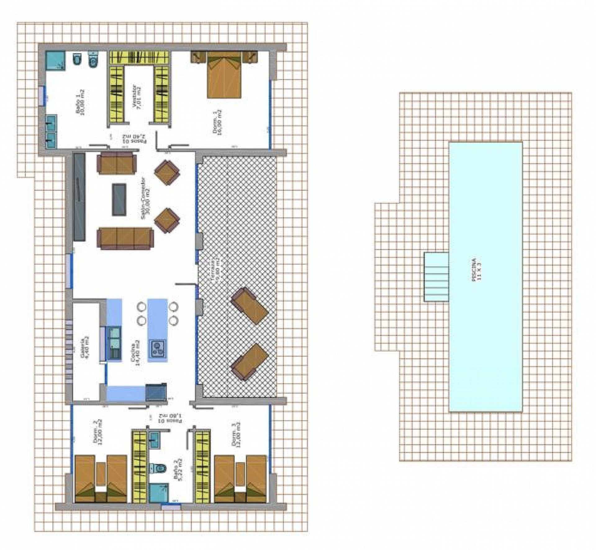 3-bedroom Detached Villa In Pinoso, Spain (150 M²)
