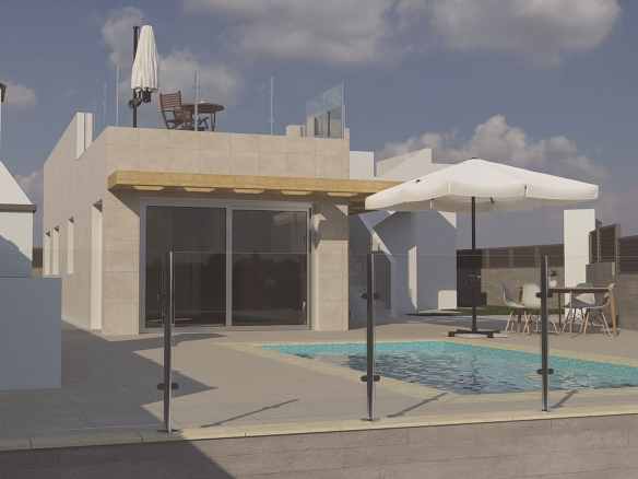 3-bedroom Detached Villa In Polop, Spain (107 M²)