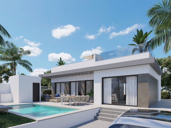 3-bedroom Detached Villa In Polop, Spain (100 M²)