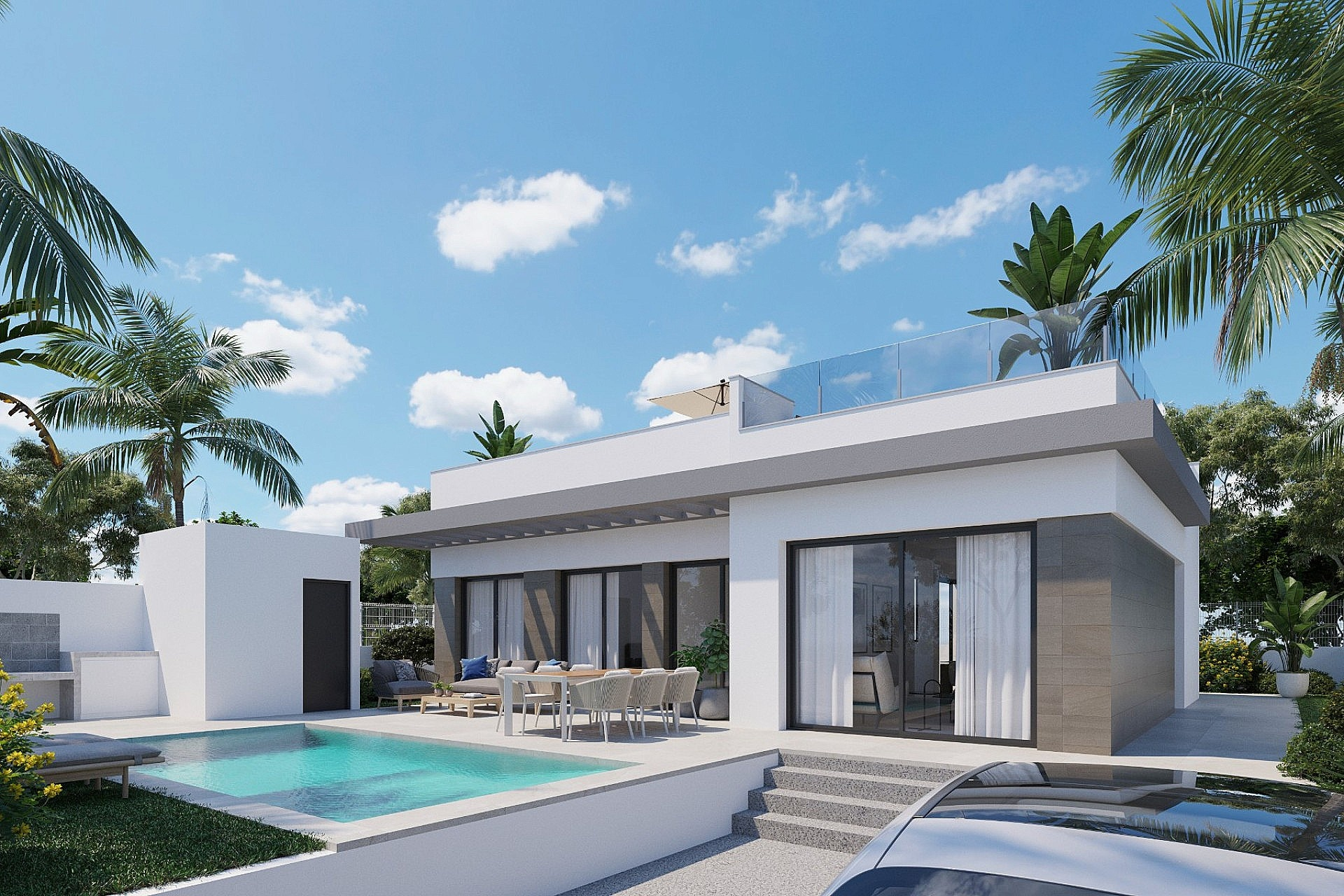 3-bedroom Detached Villa In Polop, Spain (100 M²)