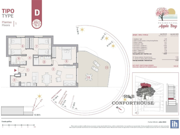 3-bedroom Flat In Calpe, Spain (142 M²)
