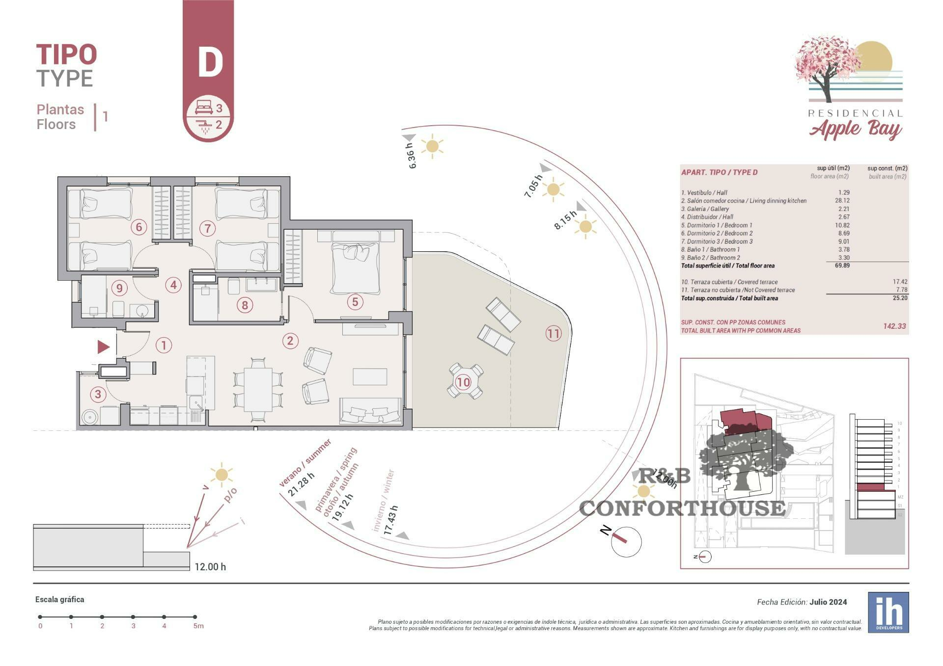 3-bedroom Flat In Calpe, Spain (142 M²)