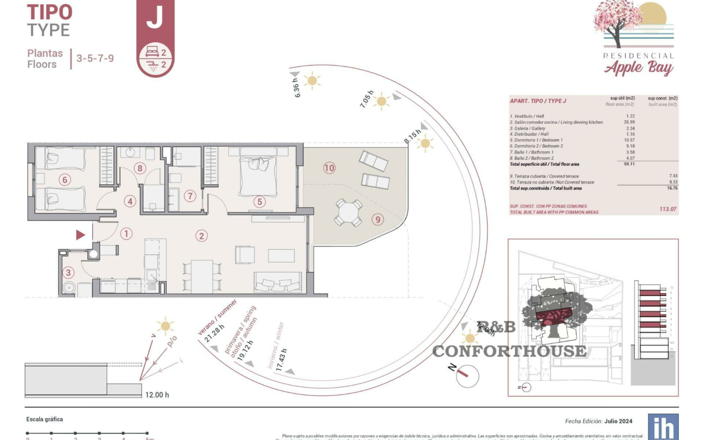 2-bedroom Flat In Calpe, Spain (113 M²)