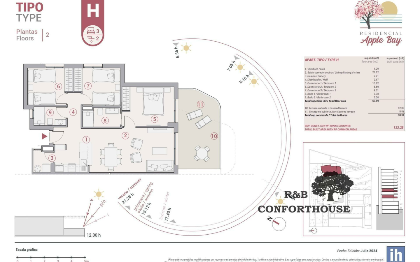 3-bedroom Flat In Calpe, Spain (132 M²)
