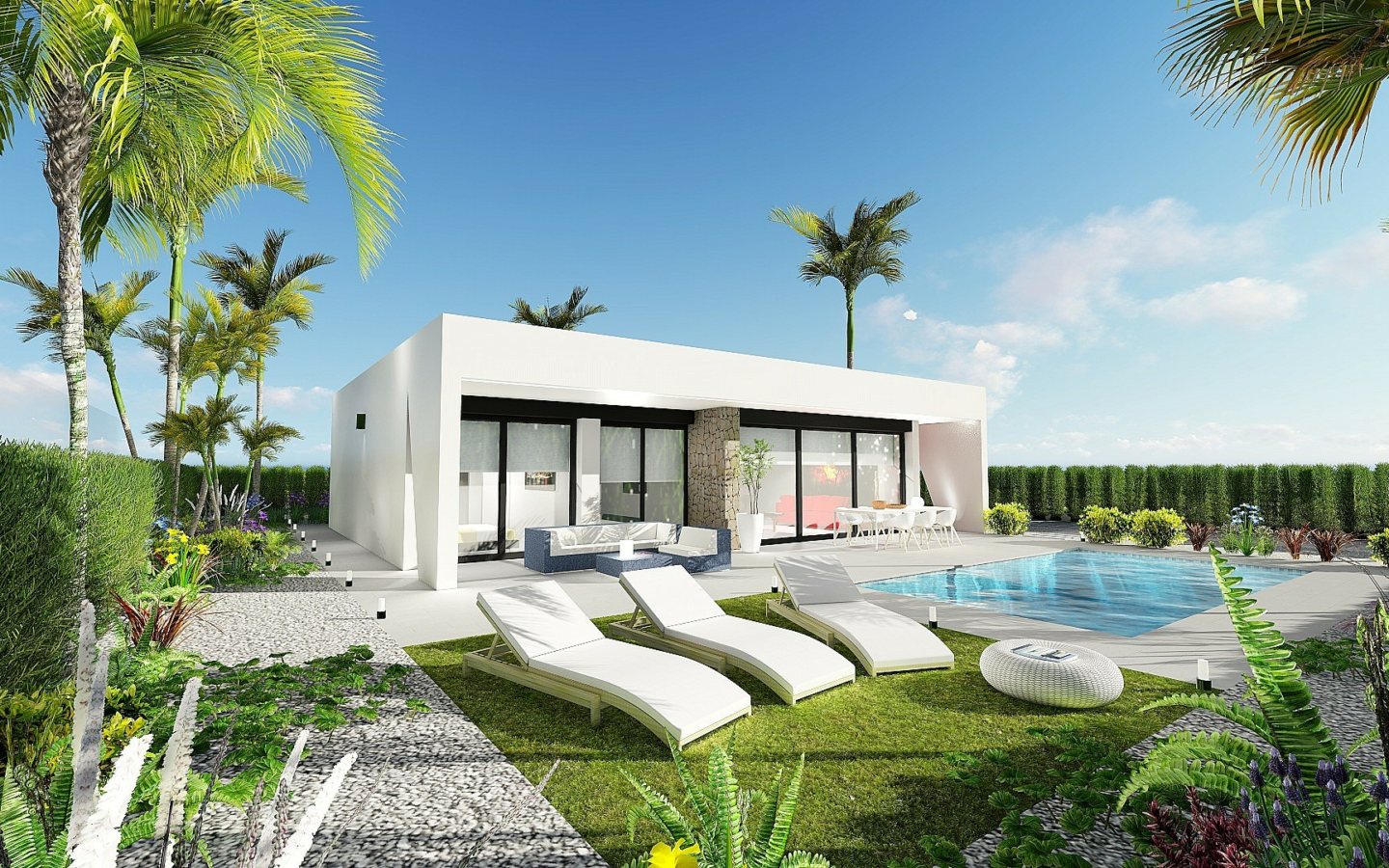 3-bedroom Detached Villa In Calasparra, Spain (102 M²)