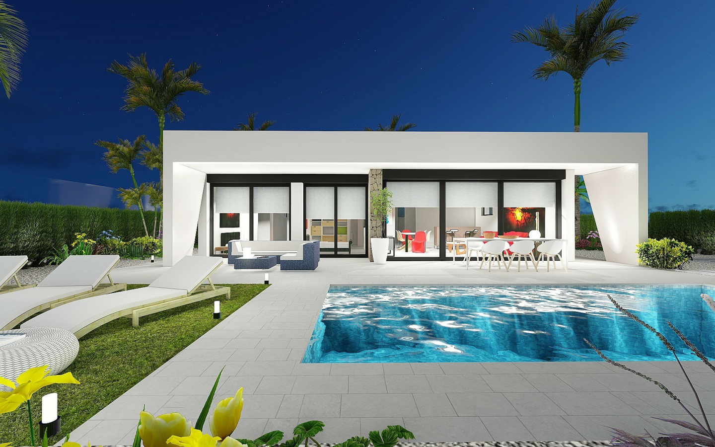 3-bedroom Detached Villa In Calasparra, Spain (102 M²)