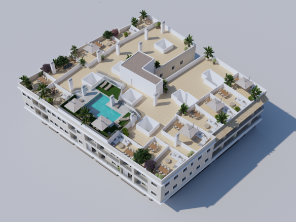 3-bedroom Penthouse In Algorfa, Spain (84 M²)
