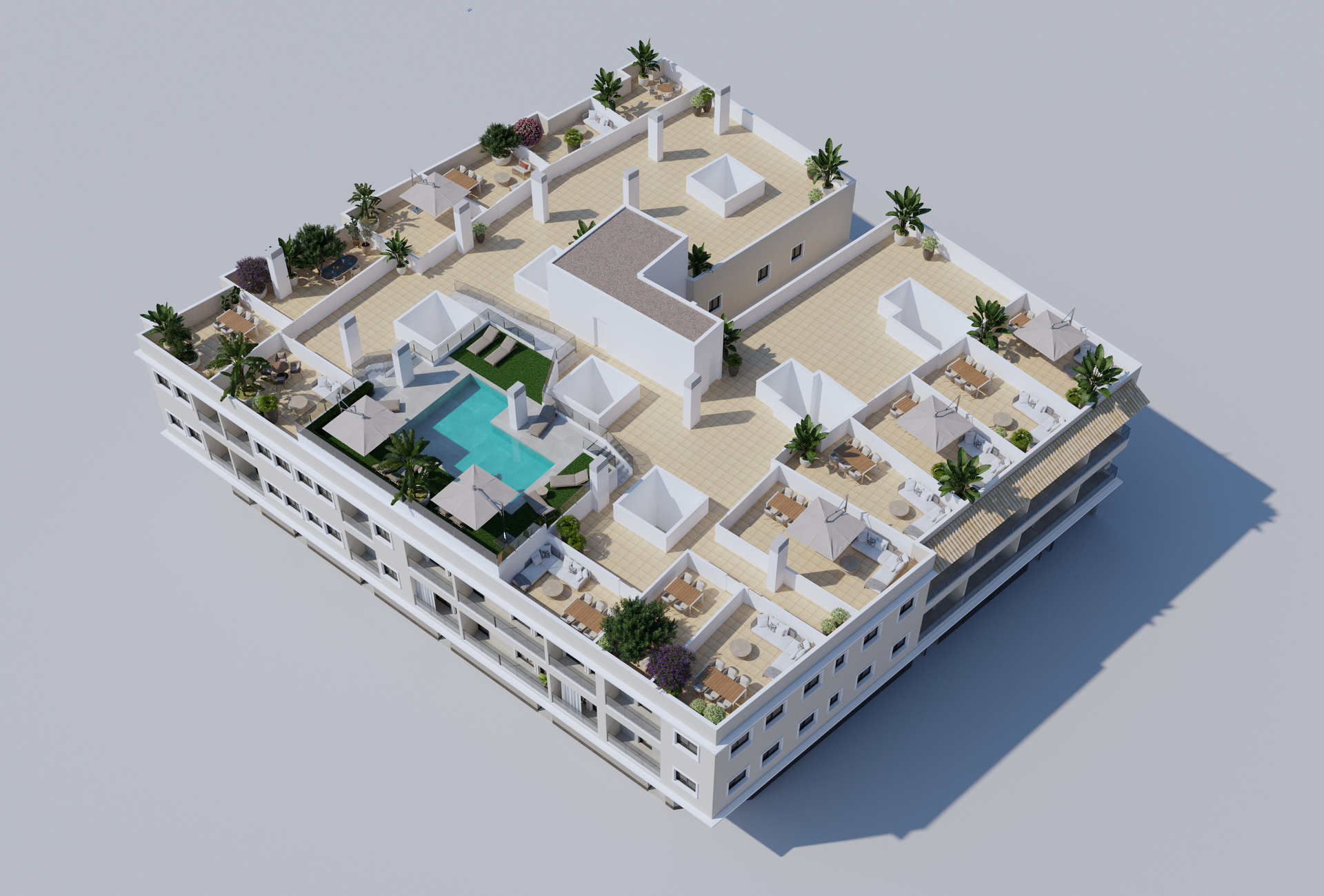3-bedroom Penthouse In Algorfa, Spain (84 M²)