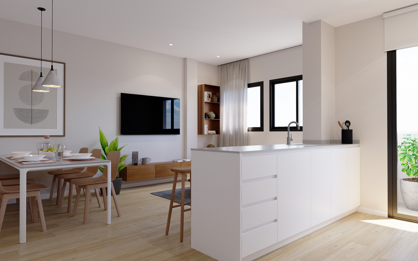 3-bedroom Penthouse In Algorfa, Spain (84 M²)