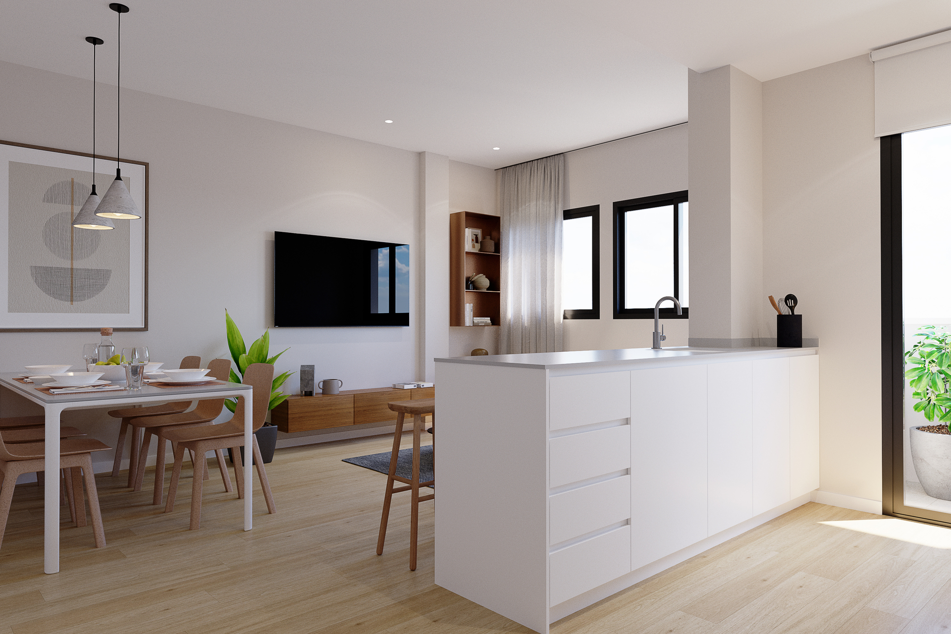 3-bedroom Penthouse In Algorfa, Spain (84 M²)
