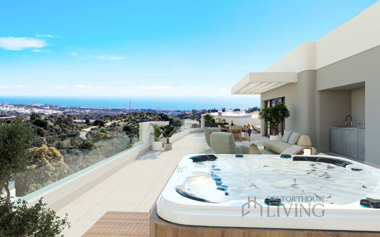 3-bedroom Penthouse In Marbella, Spain (129 M²)