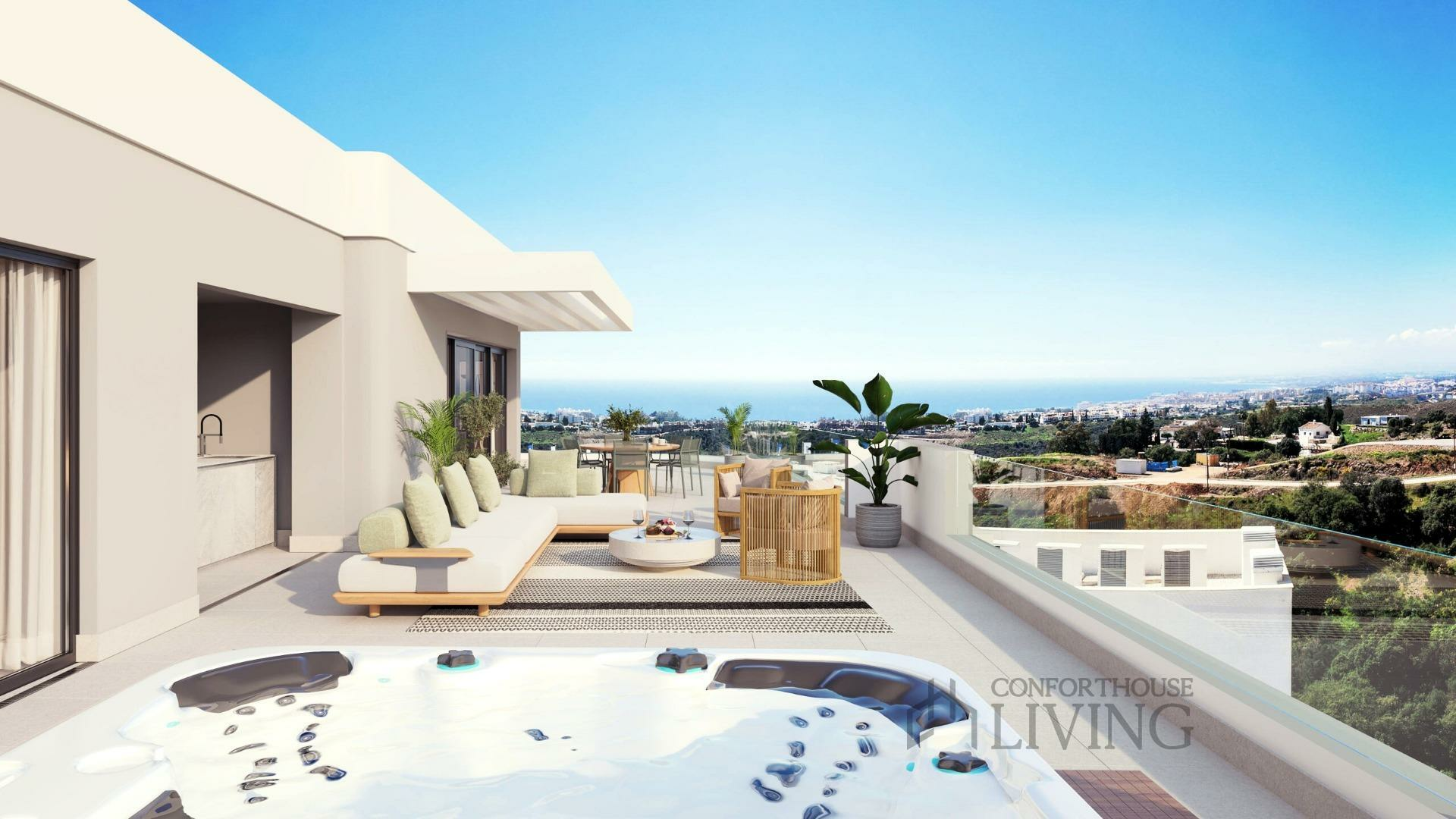 3-bedroom Penthouse In Marbella, Spain (129 M²)