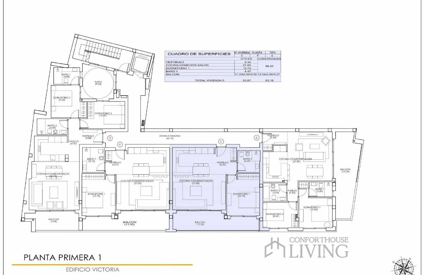 1-bedroom Flat In Torrevieja, Spain (63 M²)