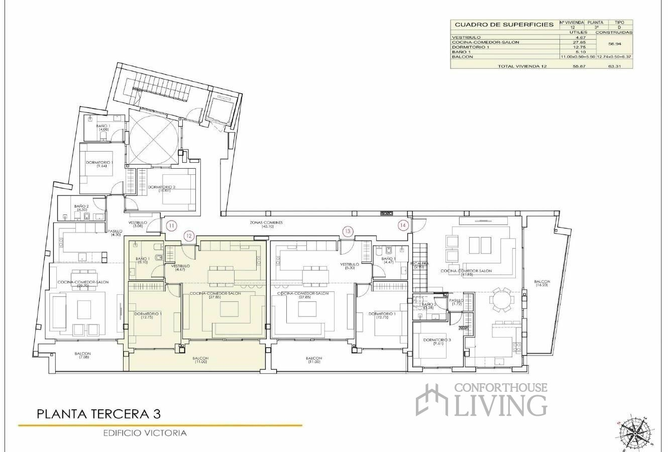 1-bedroom Flat In Torrevieja, Spain (63 M²)