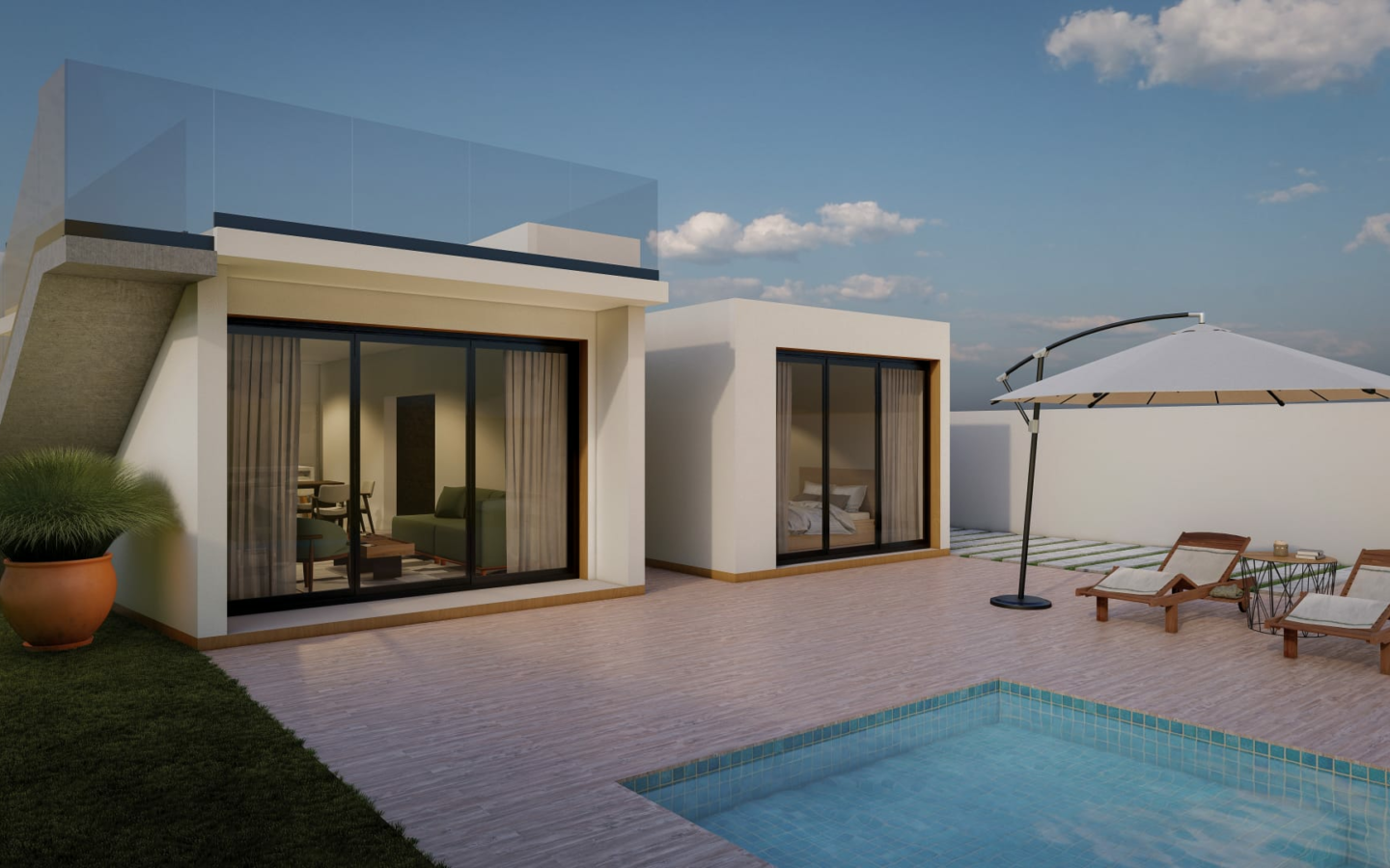 3-bedroom Villa In Murcia, Spain (130 M²)