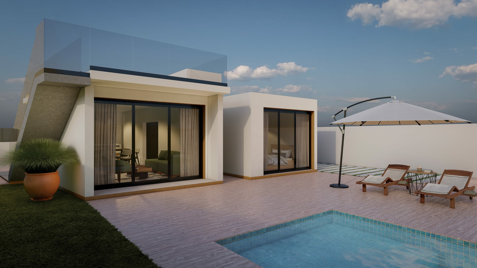 3-bedroom Villa In Murcia, Spain (130 M²)