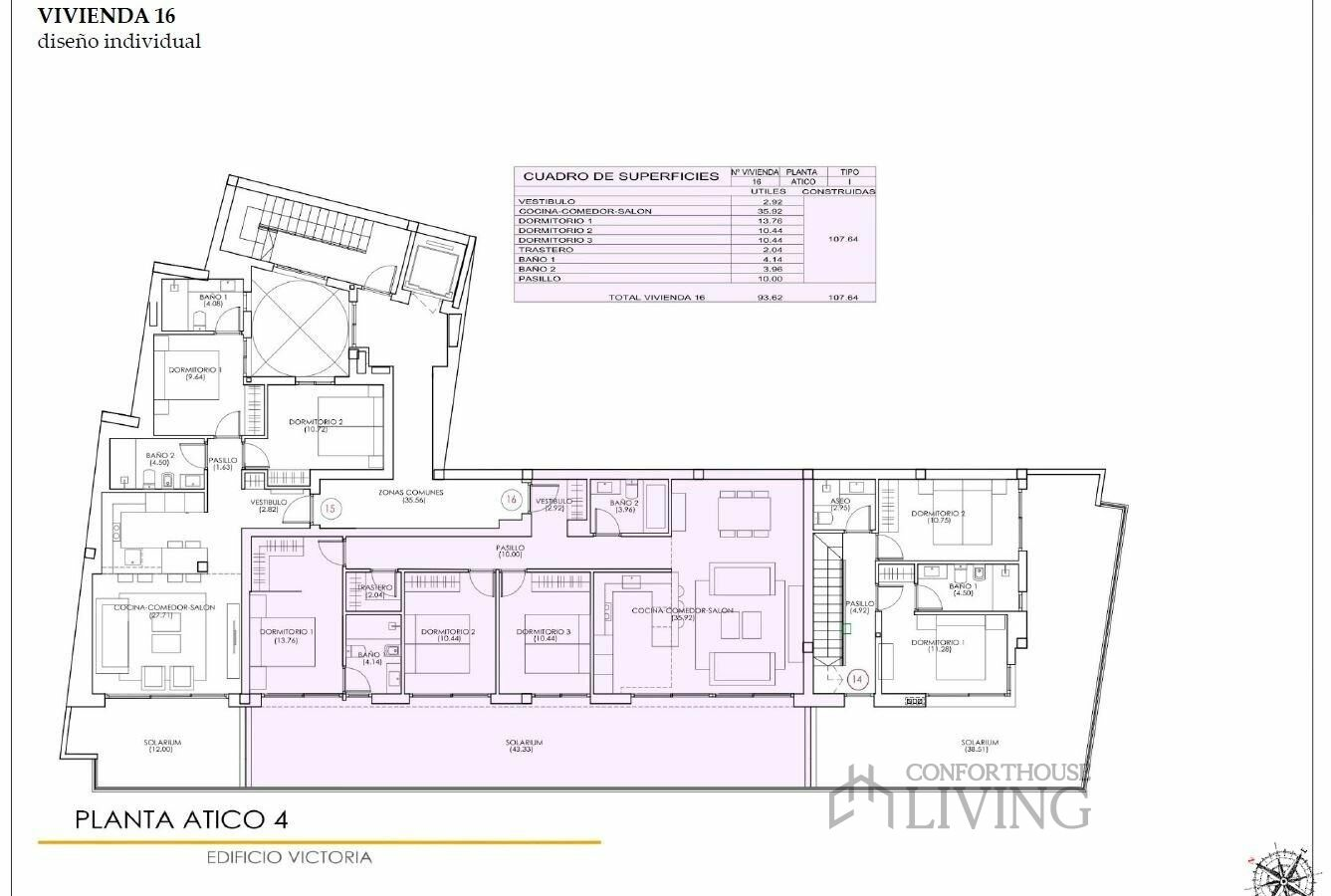 3-bedroom Flat In Torrevieja, Spain (108 M²)