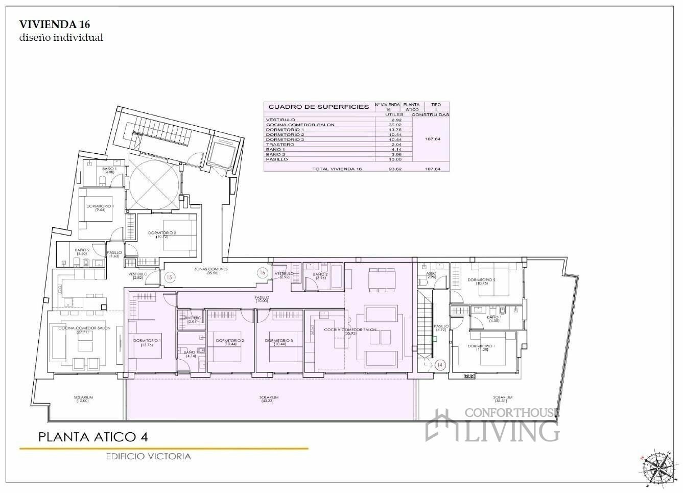 3-bedroom Flat In Torrevieja, Spain (108 M²)