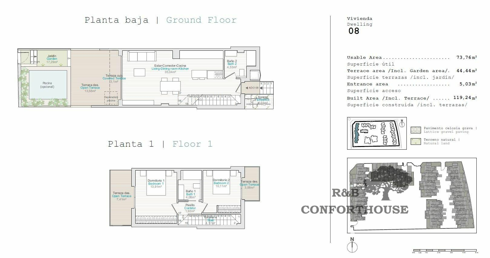 2-bedroom Terraced House In El Verger, Spain (119 M²)