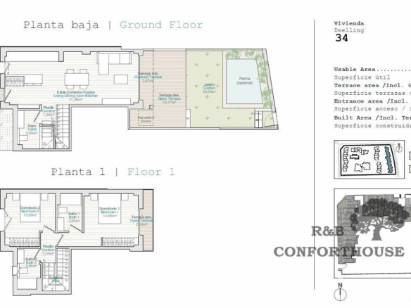 2-bedroom Terraced House In El Verger, Spain (118 M²)