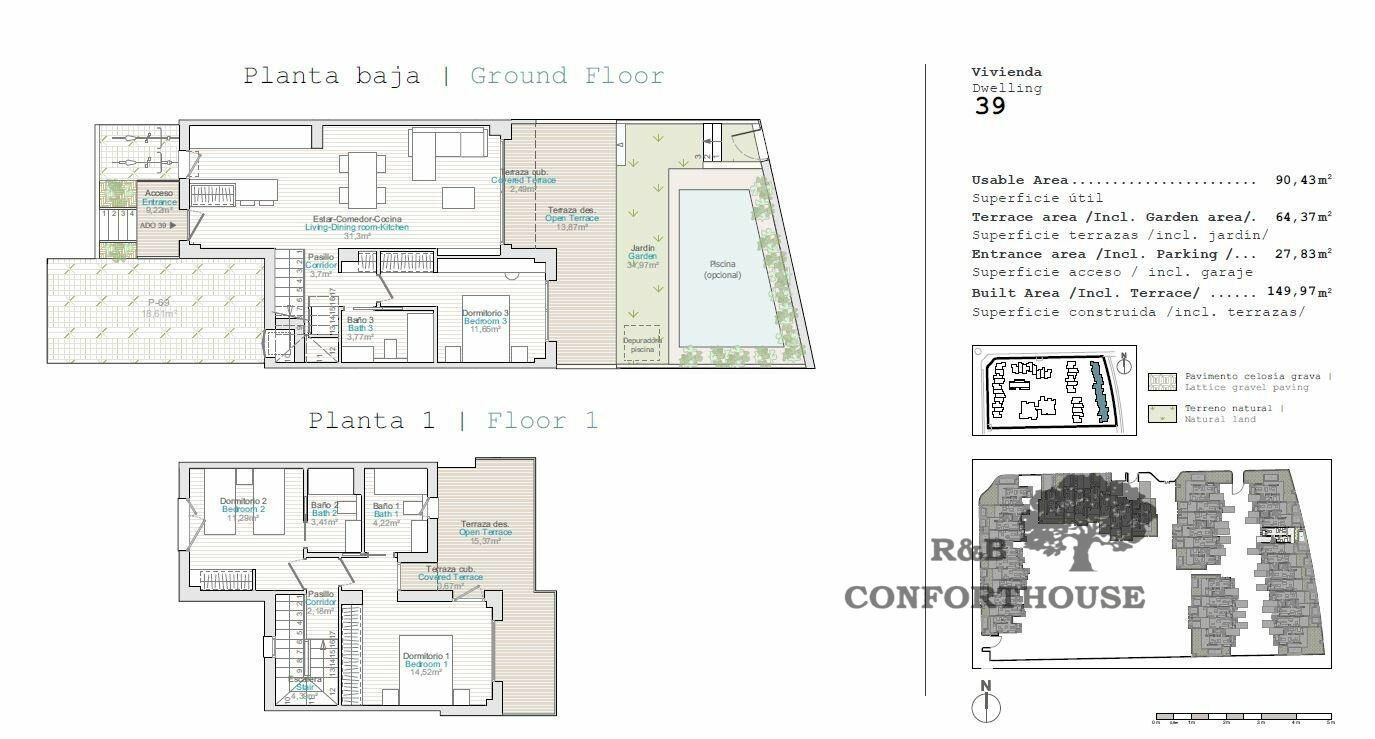 3-bedroom Terraced House In El Verger, Spain (150 M²)