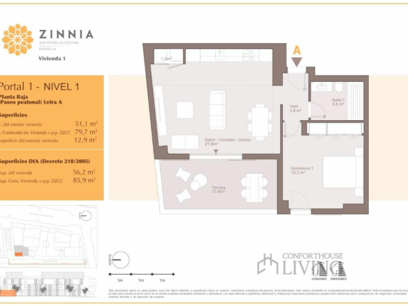 1-bedroom Ground Floor In San Pedro De Alcantara, Spain (80 M²)