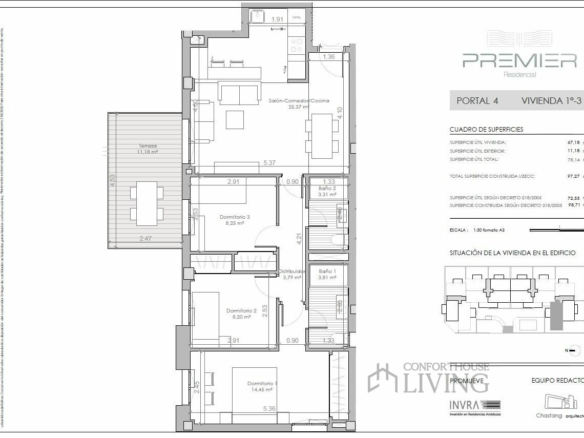 3-bedroom Flat In Mijas, Spain (97 M²)