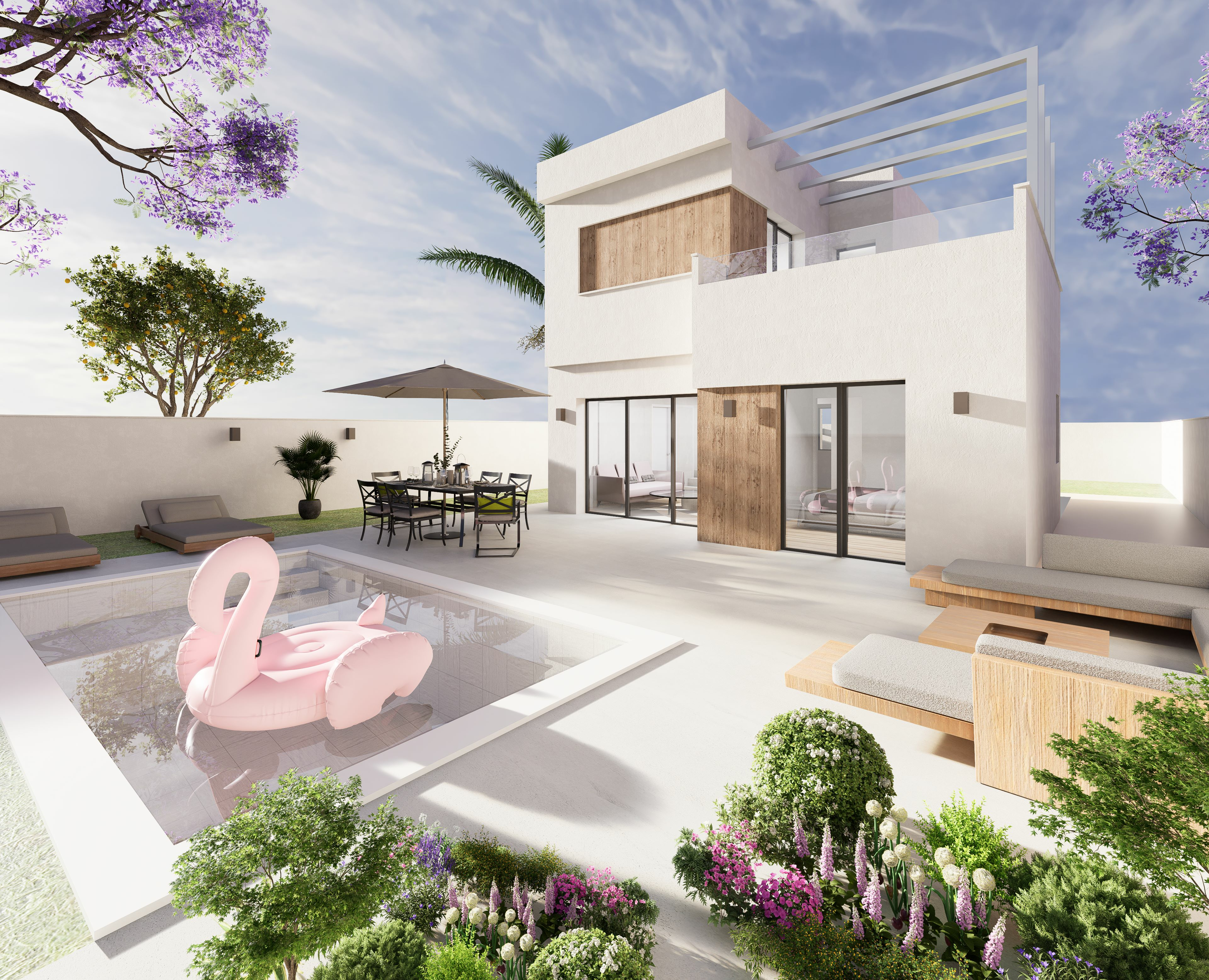 6-bb9b9c 3-bedroom Villa In Ciudad Quesada, Spain (114 M²)