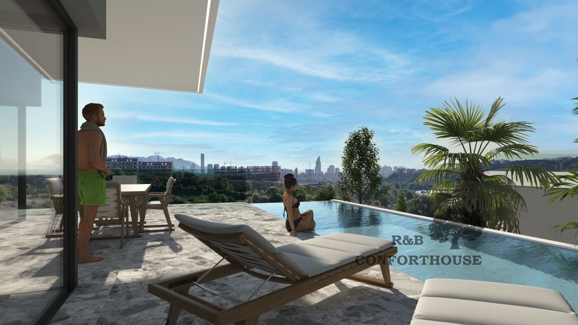 7-3-0155b5 4-bedroom Villa In Finestrat, Spain (322 M²)