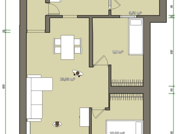 2-bedroom Flat In Los Alcázares, Spain (84 M²)
