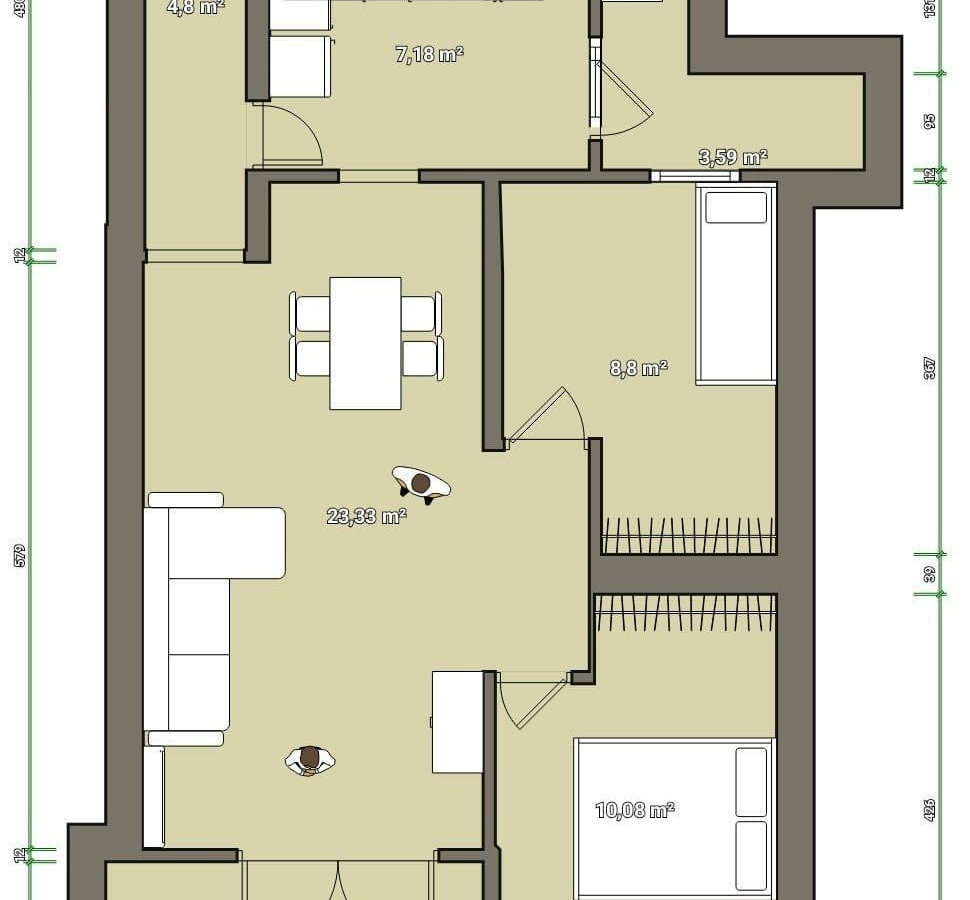 2-bedroom Flat In Los Alcázares, Spain (84 M²)