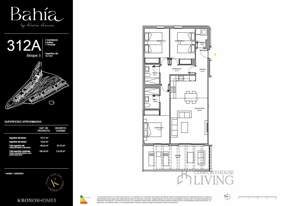 3-bedroom Flat In Mijas, Spain (106 M²)