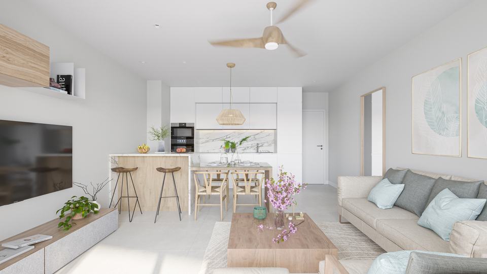 3-bedroom Apartment In San Pedro Del Pinatar, Spain (102 M²)