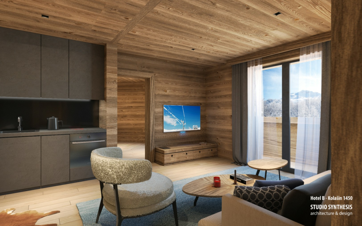 1-bedroom Apartment In Kolasin 1450 Ski Center (montenegro), Spain (45 M²)