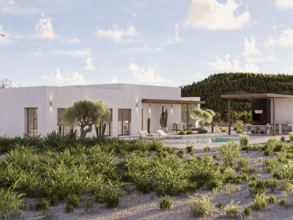 3-bedroom Detached Villa In Pinoso, Spain (140 M²)
