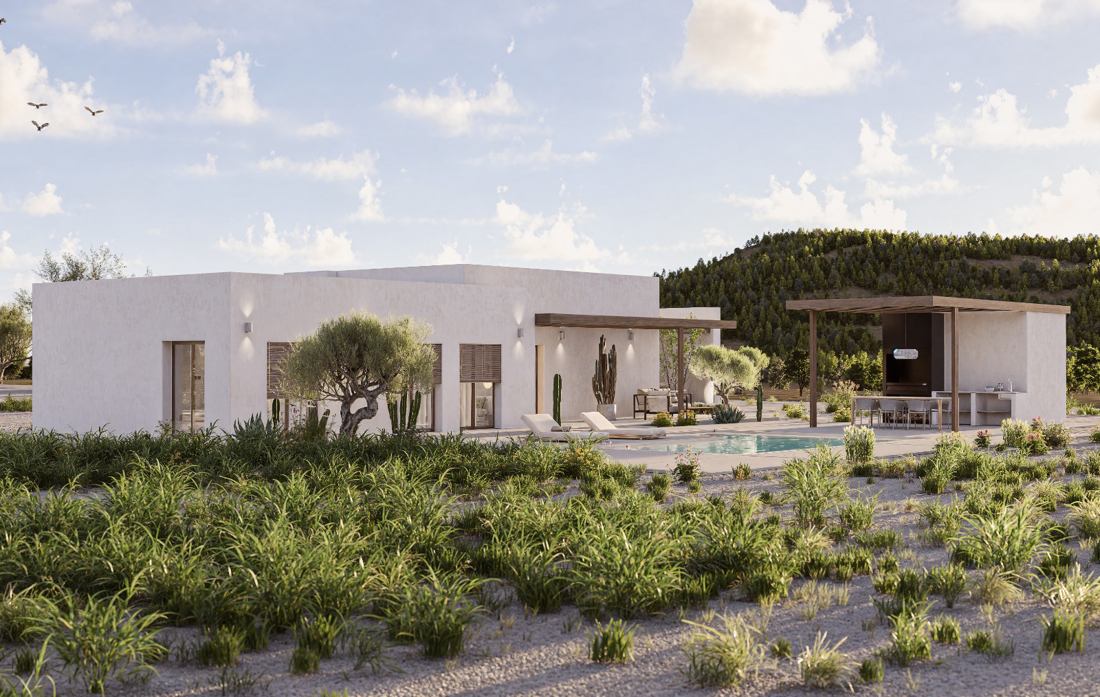 3-bedroom Detached Villa In Pinoso, Spain (140 M²)