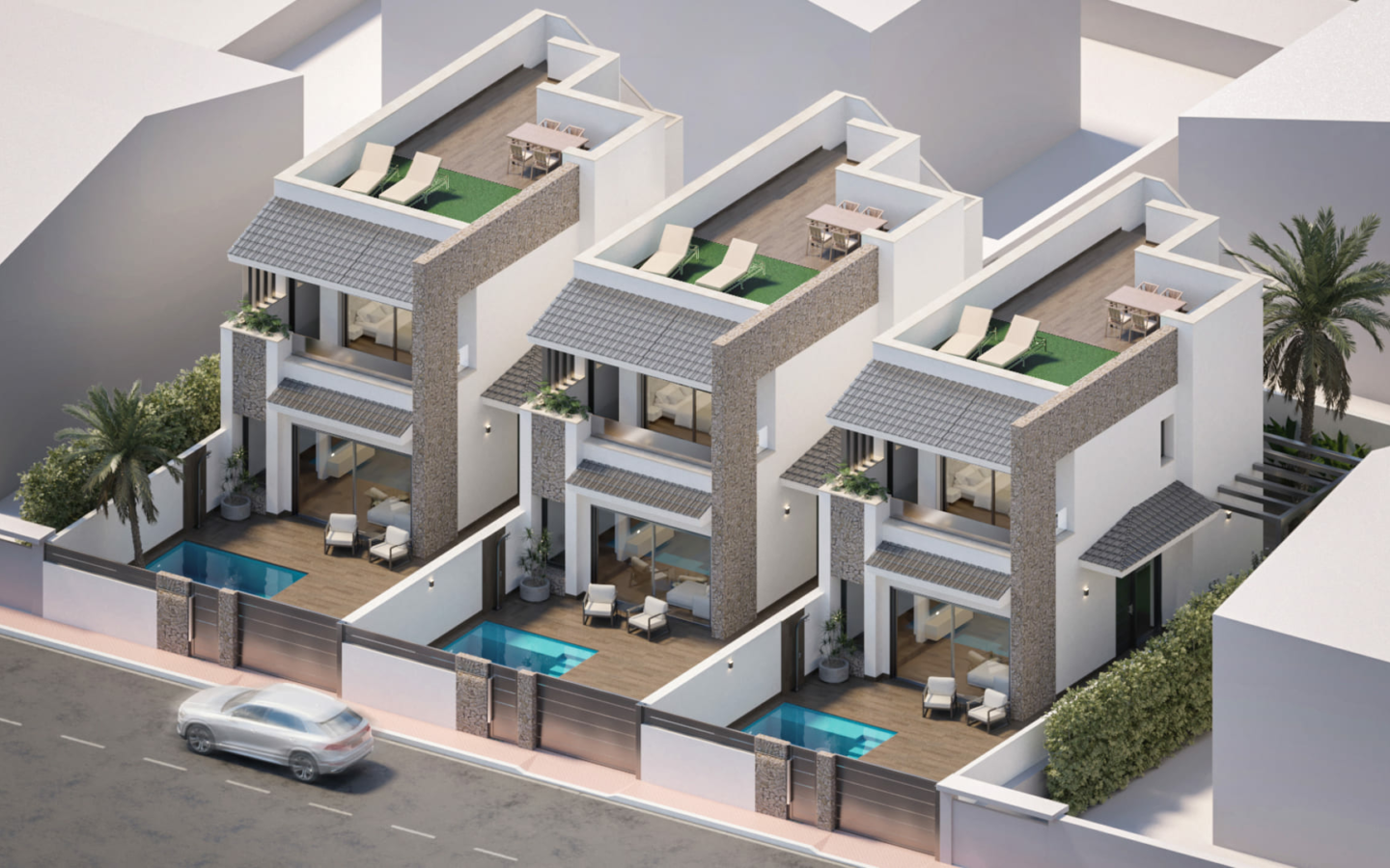 3-bedroom Terraced House In San Pedro Del Pinatar, Spain (174 M²)