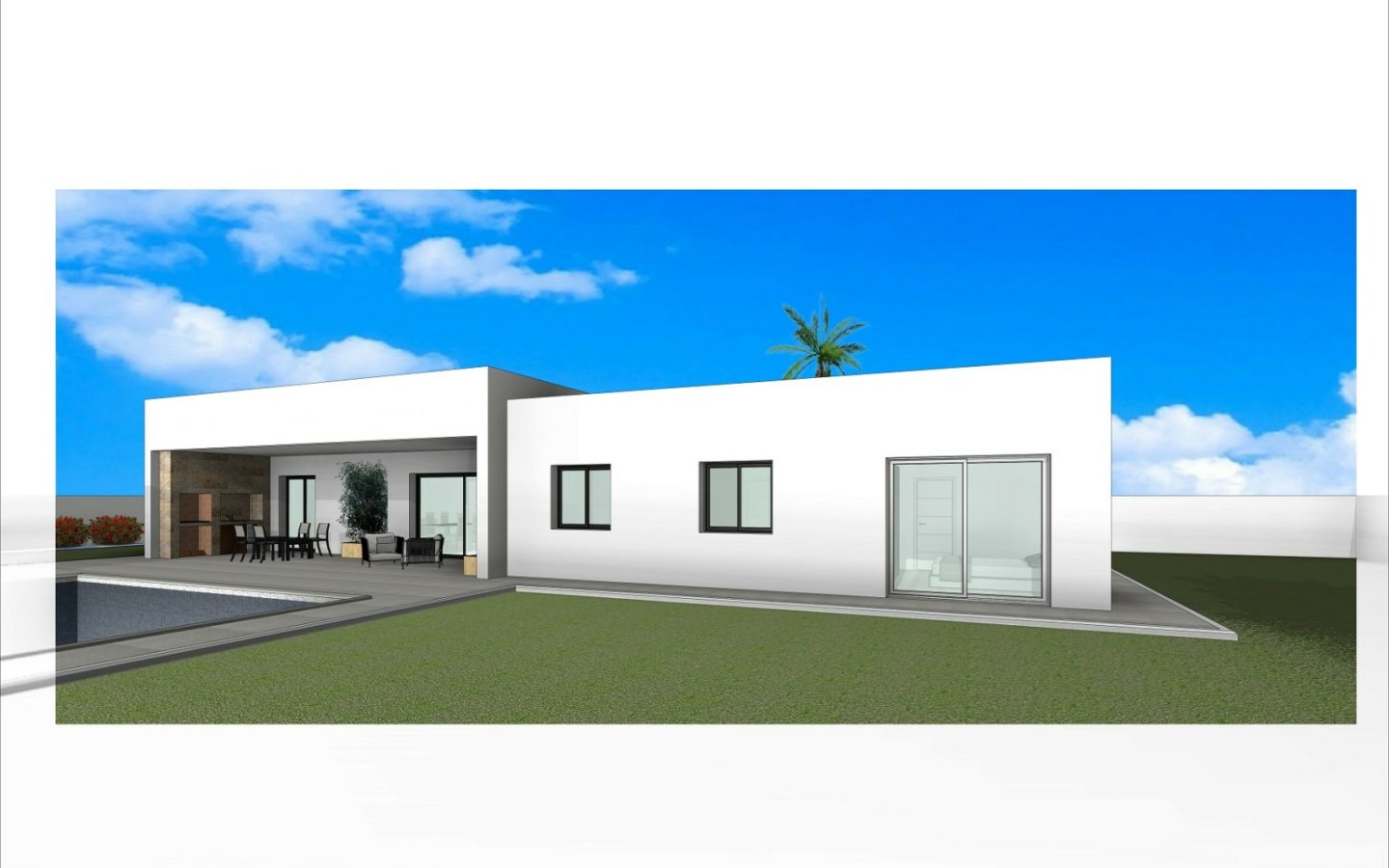 3-bedroom Detached Villa In Aspe, Spain (164 M²)