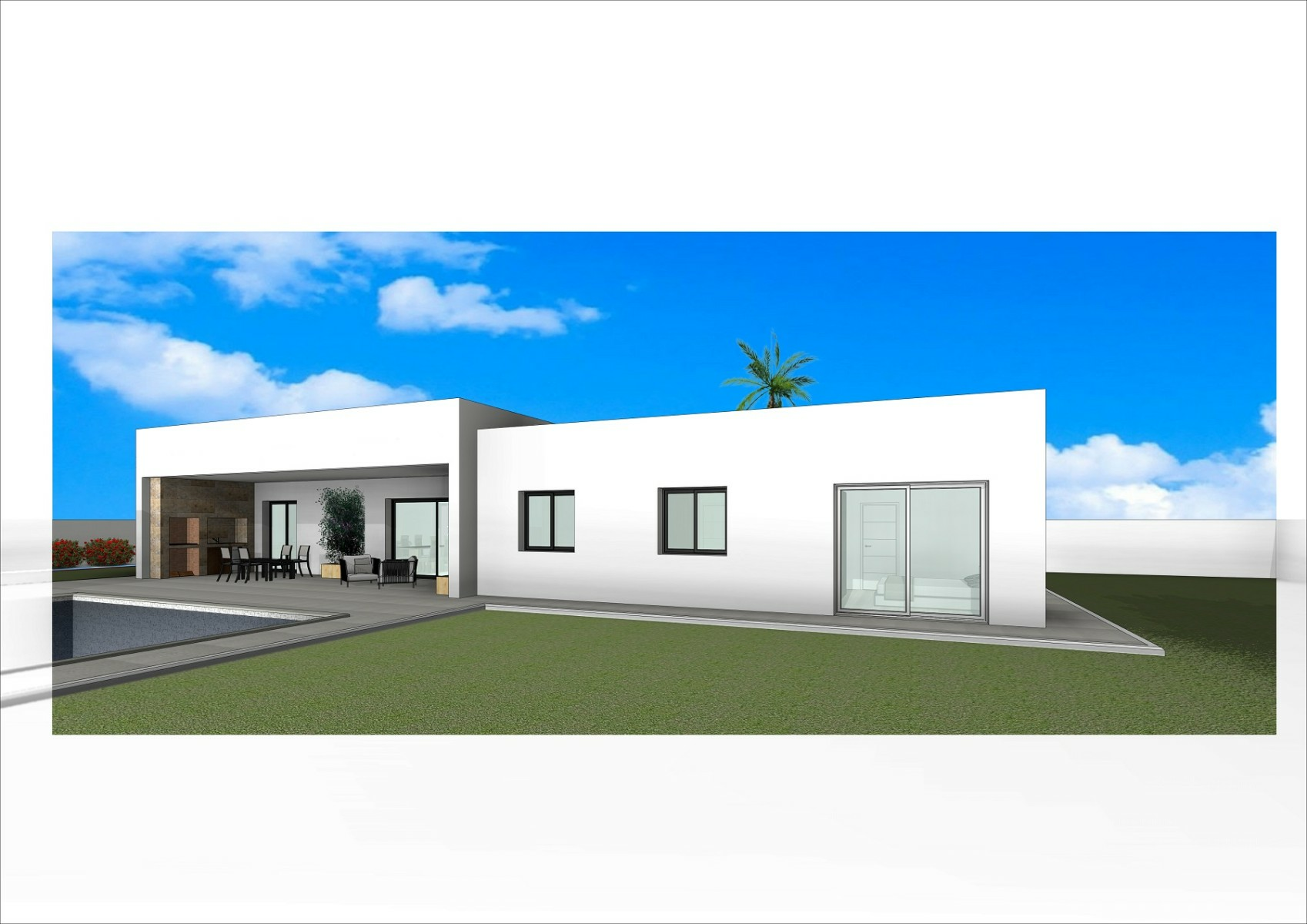 3-bedroom Detached Villa In Aspe, Spain (164 M²)