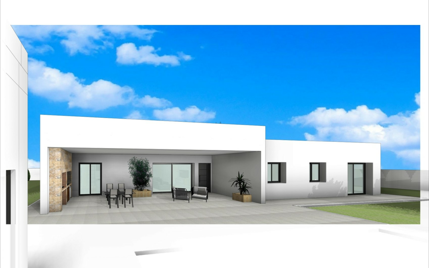 3-bedroom Detached Villa In Aspe, Spain (164 M²)