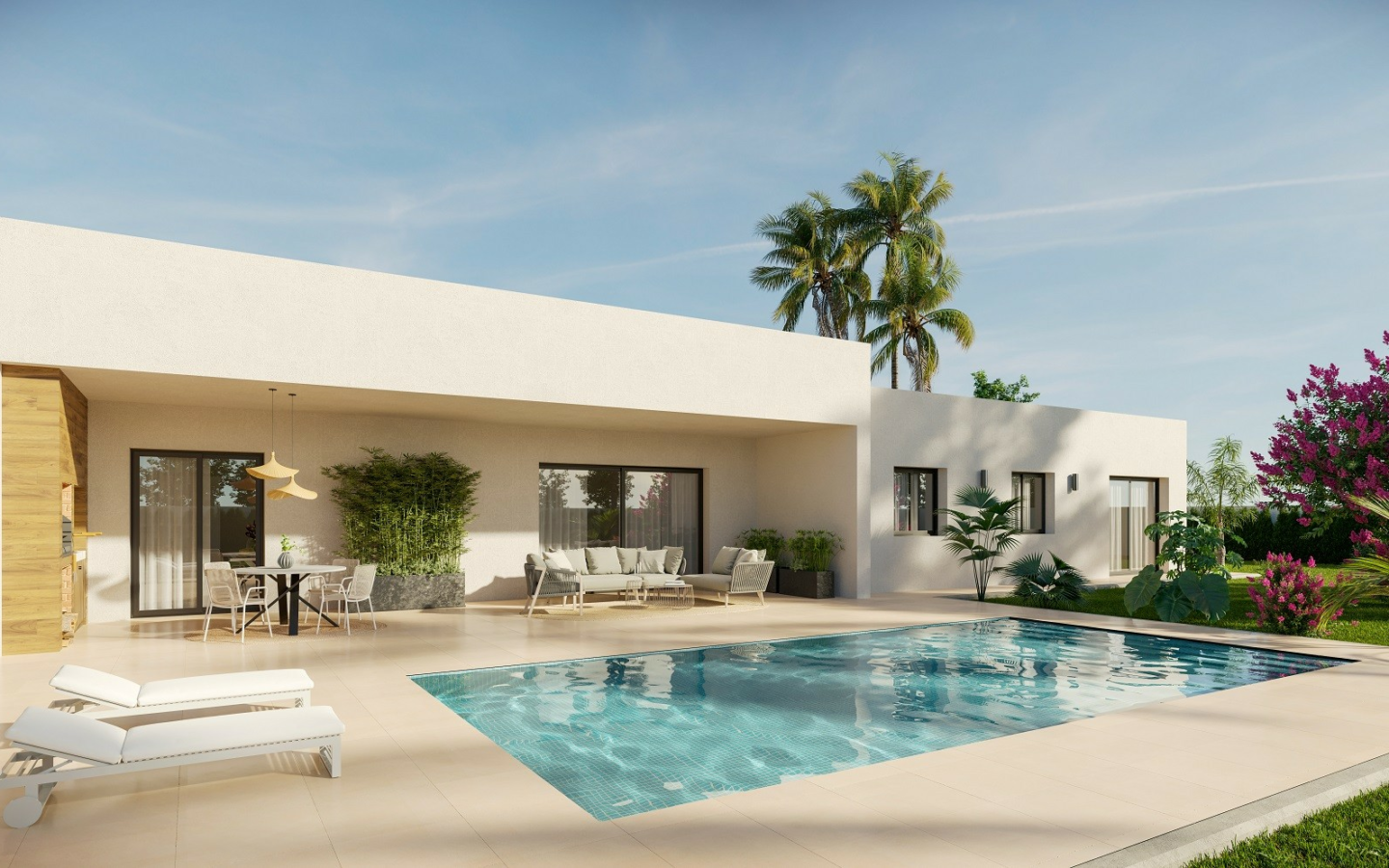 3-bedroom Detached Villa In Aspe, Spain (164 M²)